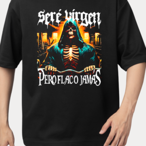 Black and White Minimalist T-Shirt Mockup Pinterest Pin (81) Seré virgen pero flaco jamas