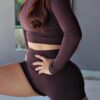 Conjunto de Short y Manga larga