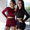 Conjunto de Short y Manga larga