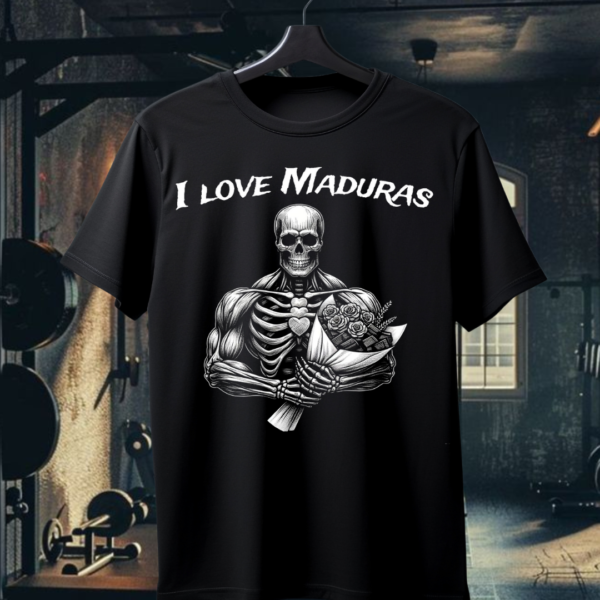 Black and White Minimalist T-Shirt Mockup Instagram Post (19) I love maduras