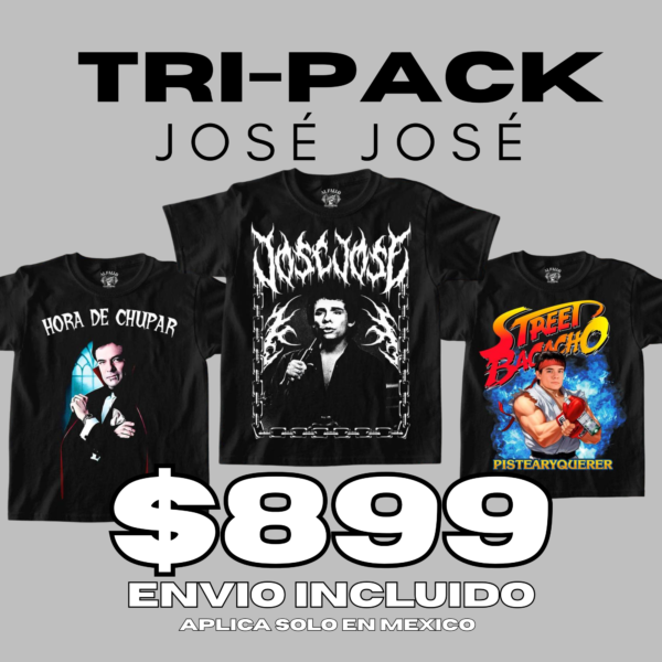 TRI-PACK JOSÉ JOSÉ EXCLUSIVO